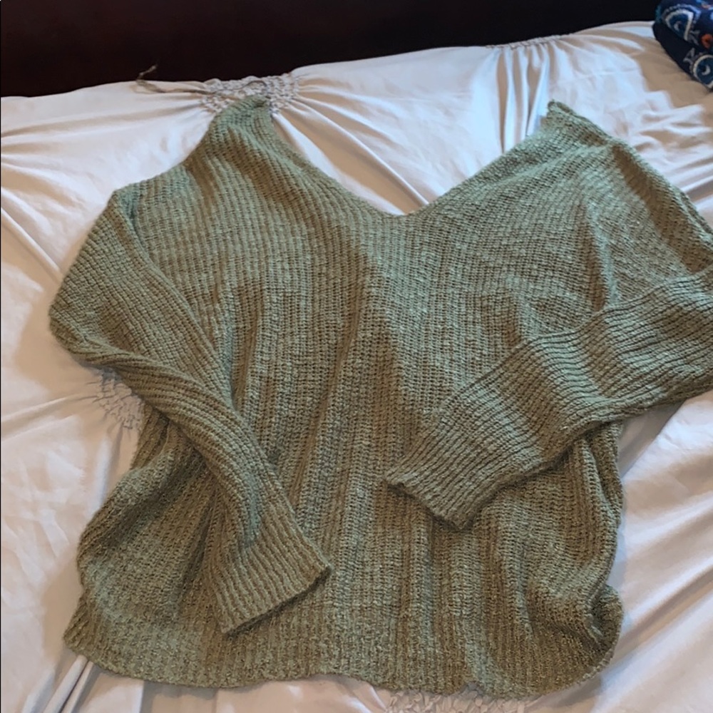 Green sweater